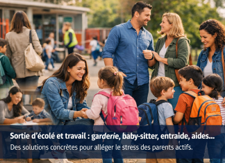 Aller chercher ses enfants à l’école quand on travaille sortie ecole