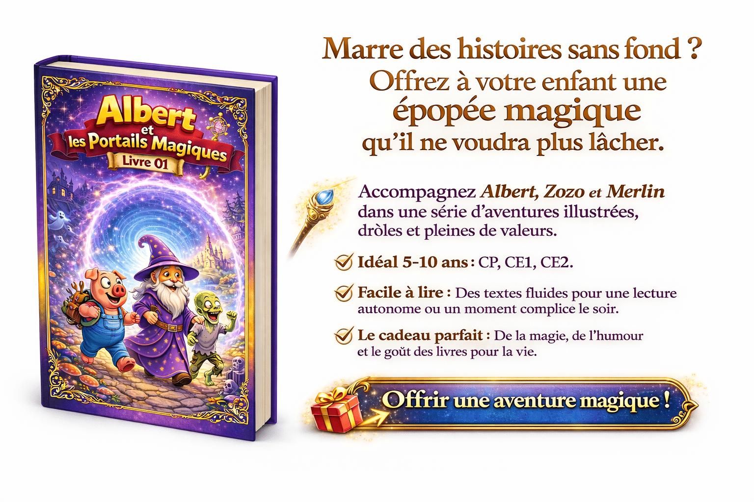 une aventure magique pour les enfants