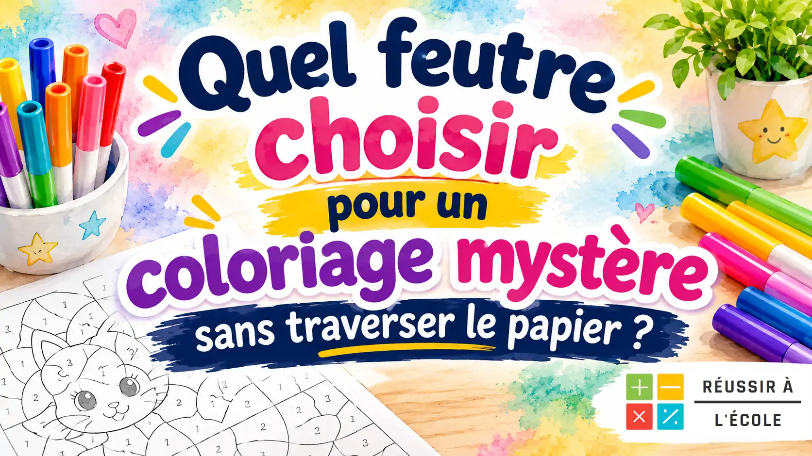 choisir feutre coloriage