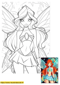 coloriage bloom