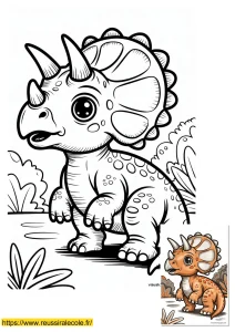 coloriage dinosaure facile coloriage dinosaure facile