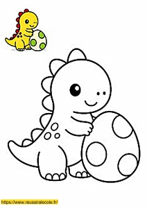 coloriage dinosaure kawaii coloriage dinosaure kawaii