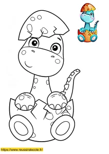 coloriage dinosaure kawaii à imprimer coloriage dinosaure kawaii à imprimer