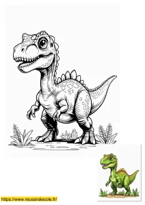 coloriage dinosaure velociraptor à imprimer coloriage dinosaure velociraptor à imprimer