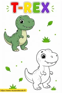 coloriage enfant dinosaure coloriage enfant dinosaure