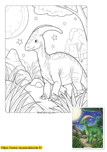 coloriage facile dinosaure coloriage facile dinosaure