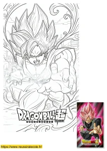 coloriage goku black coloriage goku black