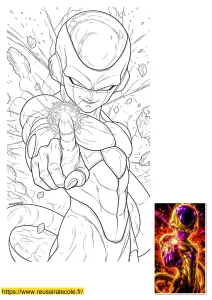 coloriage golden freezer