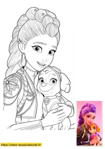 coloriage kpop rumi coloriage kpop rumi