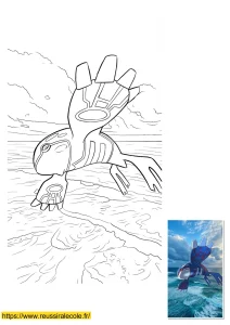 coloriage kyogre coloriage kyogre