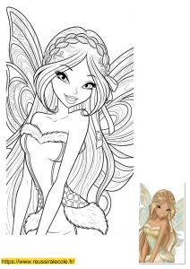 coloriage layla winx