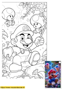 coloriage mario coloriage mario