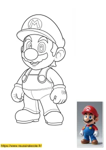 coloriage mario coloriage mario
