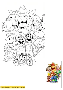 coloriage mario galaxy coloriage mario galaxy