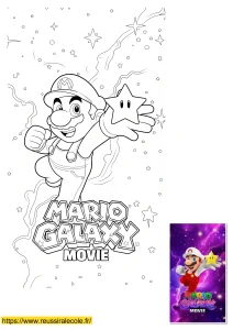 coloriage mario galaxy coloriage mario galaxy