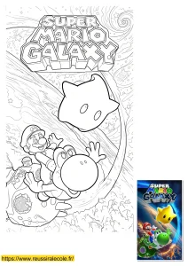 coloriage mario galaxy coloriage mario galaxy