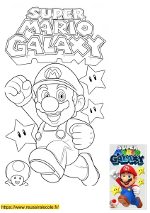 coloriage mario galaxy à imprimer coloriage mario galaxy à imprimer