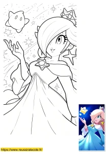 coloriage mario harmonie
