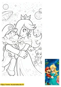 coloriage mario harmony coloriage mario harmony