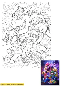 coloriage mario odyssey bowser coloriage mario odyssey bowser