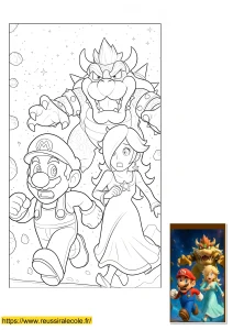 coloriage mario odyssey bowser coloriage mario odyssey bowser