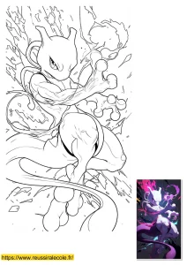 coloriage pokemon a imprimer mewtwo coloriage pokemon a imprimer mewtwo