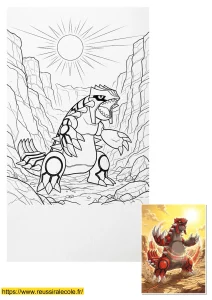 coloriage pokemon groudon coloriage pokemon groudon