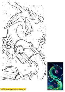 coloriage pokemon rayquaza coloriage pokemon rayquaza