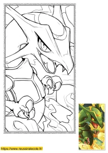 coloriage pokemon rayquaza a imprimer coloriage pokemon rayquaza a imprimer