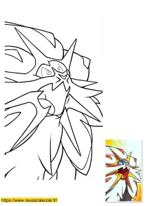 coloriage pokemon solgaleo coloriage pokemon solgaleo