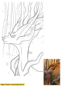 coloriage pokemon xerneas coloriage pokemon xerneas