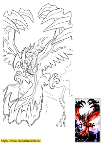 coloriage pokemon yveltal coloriage pokemon yveltal