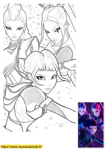 coloriage rumi mira zoey coloriage rumi mira zoey