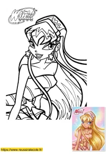 coloriage stella winx