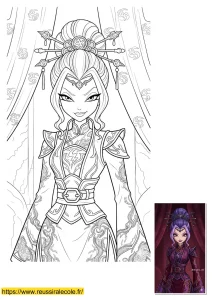 coloriage stormy winx