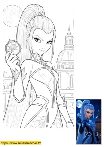 coloriage trix à imprimer