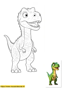 coloriage tyrex à imprimer coloriage tyrex à imprimer