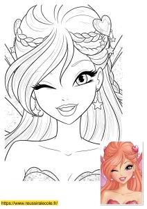 coloriage winx bloom