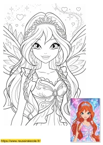 coloriage winx bloom