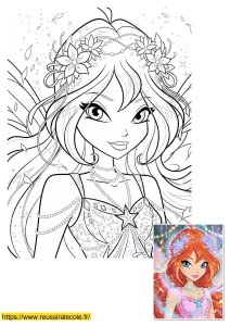 coloriage winx bloomix