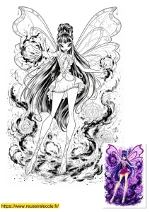 coloriage winx darcy
