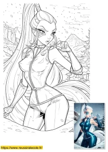 coloriage winx icy