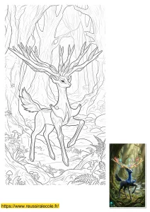 coloriage xerneas coloriage xerneas