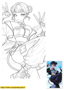 coloriage zoey kpop à imprimer coloriage zoey kpop à imprimer