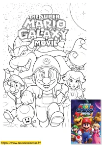 dessin a colorier mario galaxy dessin a colorier mario galaxy