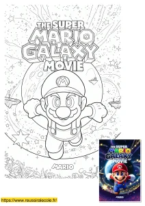 dessin à colorier mario galaxy dessin à colorier mario galaxy