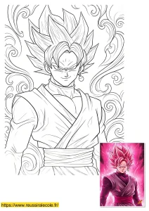 dessin black goku facile dessin black goku facile