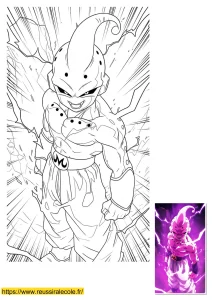 dessin dragon ball z boo