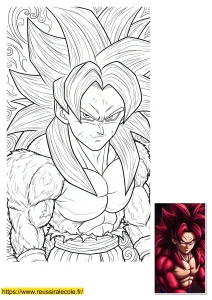 dessin goku ssj4 dessin goku ssj4