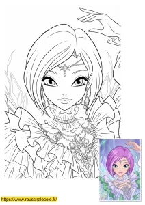 dessin tecna winx